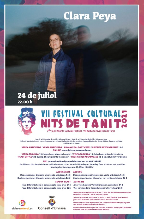 VII Festival Cultural Nits de Tanit 2021: Clara Peya